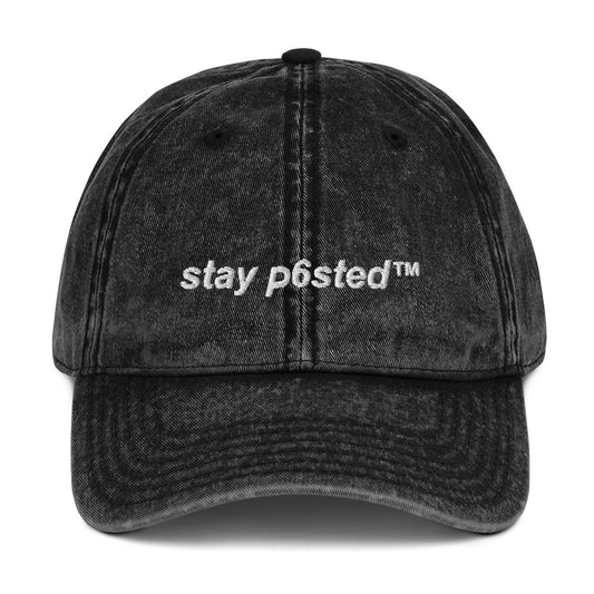 STAY P6STED // SNAP BUCKLE CAP