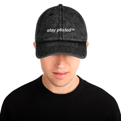 STAY P6STED // SNAP BUCKLE CAP